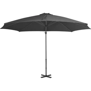 vidaXL Ampelschirm mit Aluminium-Mast 300 cm Anthrazit - Grau