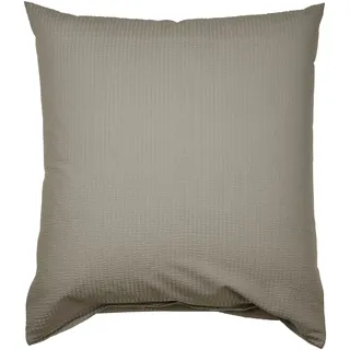 JANINE Kissenbezug Piano 0125 80 x 80 cm Braun