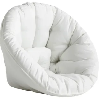 Karup Relaxsessel mit Hocker Schaumstoff 85 x 75 x 90 cm Weiß