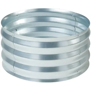 casa.pro Andrano Pflanzbeet Ø61 x 30,5 cm Silber