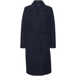 VERO MODA Damen Vmfortuneaya Ss23 Long Coat Noos Jacke, Navy Blazer/Detail:SOLID, L EU