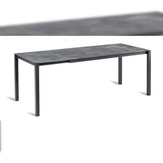 BEST Freizeitmöbel Palazzo Ausziehtisch 120,0/160,0-200,0 x 80,0 x 75,0 cm Anthrazit