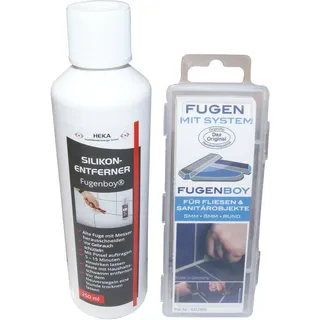 Fugenboy Set 5 mm - 8 mm - rund + Silikonentferner 250ml