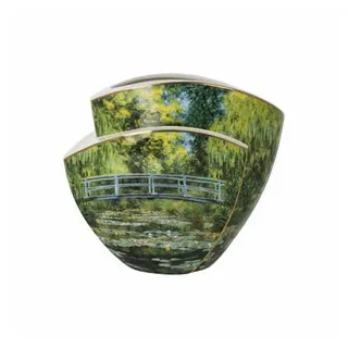 GOEBEL Vase 29 cm Japanische Brücke Claude Monet - Artis Orbis