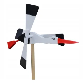 PEEWIT Windmühle Angst Garten Tierabschreck Deko Garten Storch