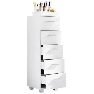 VCM Holz Midischrank Badschrank Maße: H. 90 x B. 30 x T. 30 cm