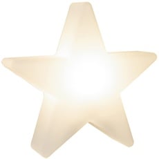 Bild von Shining Star LED Weihnachtsstern Ø 40 cm (Weiß), E27 Fassung inkl. Leuchtmittel in warmweiß, Stern beleuchtet, Weihnachts-Deko, Winter-Deko, für außen und innen