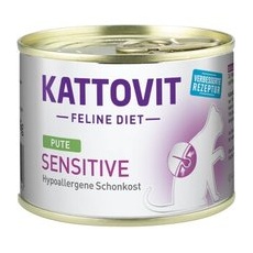 KATTOVIT Feline Diet Sensitive 12x185g Pute
