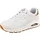 Damen UNO Golden Air Sneakers, White Durabuck Mesh Trim, 36.5 EU