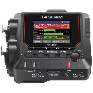 Tascam FR-AV2 – Professioneller 2-Kanal-Audiorecorder, 192kHz/32Bit Float, XLR/TRS, Timecode