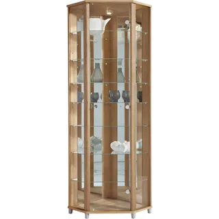 fif Möbel Eckvitrine TRIO 172 x 0 x 0 cm Braun