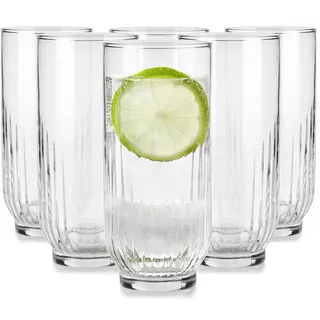 glasmark krosno 1992 Trinkgläser Set Longdrinkgläser 0,36 l 6-tlg.