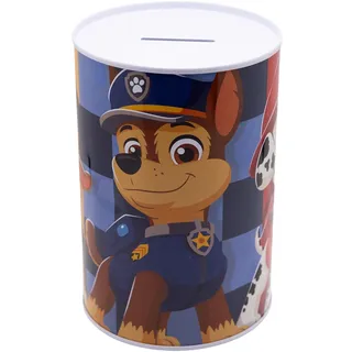 Stor Spardose für Kinder, aus Metall, Paw Patrol