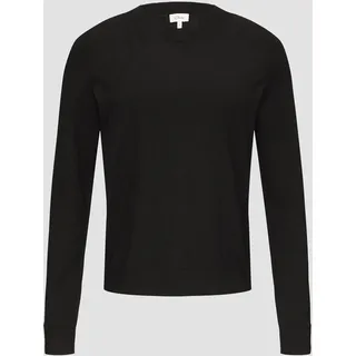 S.Oliver Strickpullover, mit Stehkragen s.Oliver black