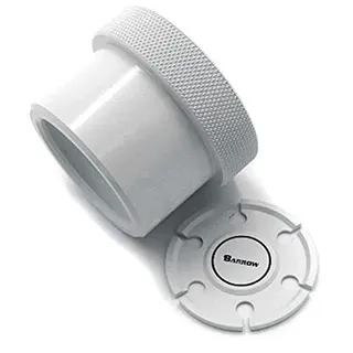 Barrow D5 Gehäuse Aluminium - weiß,