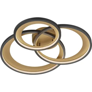 Trio Granada 1x36W rund schwarz/gold