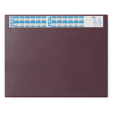 Bild Schreibunterlage mit Jahreskalender und transparenter Abdeckung, 650x520mm, rot