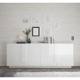 Home Affaire Jupiter 241 x 90 x 44 cm weiß (hochglanz lack)
