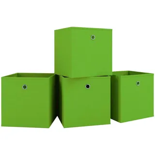 Mid.you Faltbox , Grün , Kunststoff , 27x28x27 cm , faltbar , Ordnen & Aufbewahren, Kleideraufbewahrung, Faltboxen & Hängeaufbewahrung