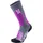 Ski ALL Mountain Socken Damen 41/42 Grau/Lila
