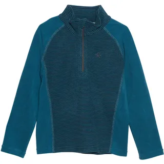 Strickfleece-Pullover COLOR KIDS "Strickfleece-Pullover COFleece", Mädchen, Gr. 98, blau (legion blau), Obermaterial: 100% Polyester PES., Pullover Strickfleece-Pullover