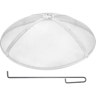 Funkenfang für Feuerschalen 914 x 245 mm Feuerstellengitter Funkenschutz Edelstahl Funkenhaube 2-mm-Maschenlöcher Feuerschale Funkenschutzhaube Ideal für Feuerstellen Feuerschalen und Kaminen