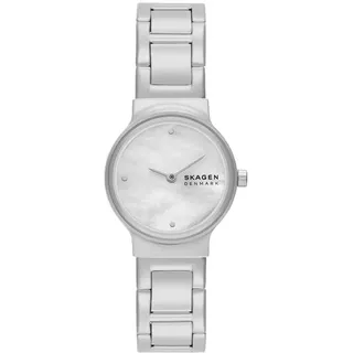 Skagen Freja Lille Damenuhr, Quarz-Zweizeigerwerk mit Edelstahl- oder Lederarmband