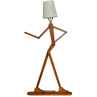 Costway Poseable Stehlampe 160cm Beige/Braun