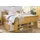 home »Tessin, Stauraumbett, Landhausstil, Schubladen optional, rustikal«, Breite/Belastbarkeit 180cm/220 KG, 140cm/180 KG, zertifizierte Kiefer, Kassetten-Optik, stabile Qualität, beige