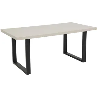 Hela Meran 180 x 90 cm Cashmere matt lackiert schwarz