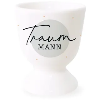 Grafik-Werkstatt Grafik Werkstatt Eierbecher mit Echtgold | Porzellan Becher | Traummann