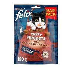 Felix Tasty Nuggets 6 x 180 g Rind & Lamm