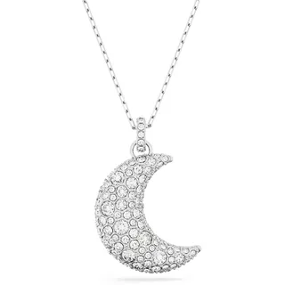 Swarovski Sublima Anhänger Kette Damen Weiß/Rhodiniert
