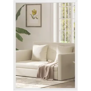 Homcom Wandspiegel 50 x 70 cm Weiß