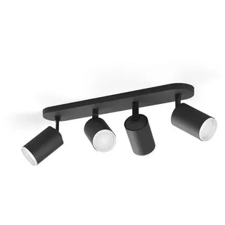 Philips HUE Led-Spotkopf , Schwarz , Metall , 8x15.3x42.5 cm , Lampen & Leuchten, Innenbeleuchtung, Spots & Strahler, Deckenspots