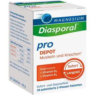 Protina Magnesium-Diasporal Pro Depot Muskeln und Knochen Tabletten 30 St.