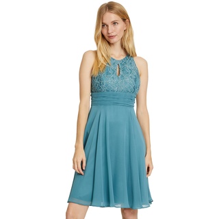 Vera Mont Damen Abendkleid mit Spitze Smoky Teal,36