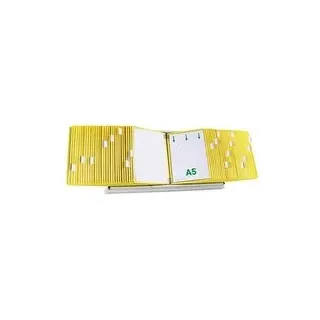 tarifold Sichttafelsystem 435604 DIN A5 gelb mit 60 St. Sichttafeln, 1 St.