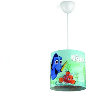 Philips 717519016 Disney Pendelleuchte Finding Dory, 23 W, Plastik, 0,3 W, Integriert, blau, 11,05 x 11,05 x 3,6 cm