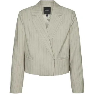 VERO MODA VMELI LS Cropped Herringbone Blazer