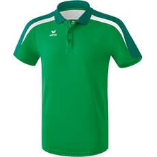 Bild Kinder Poloshirt Poloshirt, smaragd/evergreen/weiß, 116, 1111823