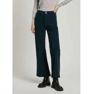 Pepe Jeans für Damen. PL211776 Cordhose mit Schlaghose Celia navy (M), Lässig, Baumwolle, Marine