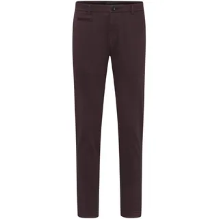 Chinohose BUGATTI, Herren, Gr. 36, Länge 34, rot, 91% Baumwolle, 6% Elastomultiester, 3% Elasthan, normal, Hosen Chinohose, aus elastischer Baumwollware