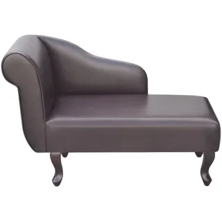 CMM - Chaiselongue Braun Kunstleder - Recamieren - 13.2 kg - Braun