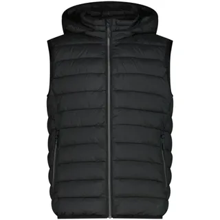 CMP Padded Vest Snaps Hood Schwarz 48