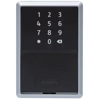 ABUS smarte Schlüsselbox KEYGARAGE One – per App mit Smartphone oder per Zahlencode bedienbar – Schlüsselkasten für 20 Schlüssel – auch ideal für Ferienwohnungen – Modell 787 zur Wandmontage, Schwarz