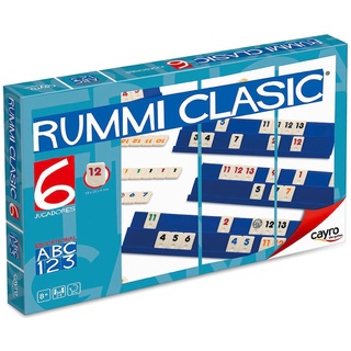 Cayro – Rummi Classic 6 Spieler – Traditionelles Spiel – Entwicklung kognitiver und mathematischer Fähigkeiten – Brettspiel (712)