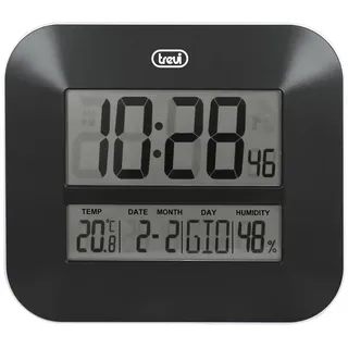 Trevi 3D-Wanduhr 27,0 cm OM 3520 D schwarz