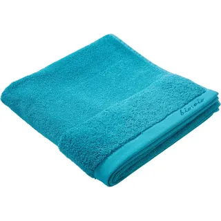 Bio:Vio Duschtuch , Türkis , Textil , Uni , 70x140 cm , Gots , saugfähig, hochwertige Qualität, schadstoffgeprüft , Heimtextilien, Badtextilien, Duschtücher
