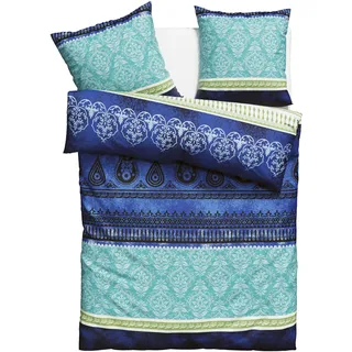 Home Affaire Bettwäsche »Sonnenham« 2 tlg. in Gr. 135x200 oder 155x220 cm, 100% Baumwolle, Paisley blau